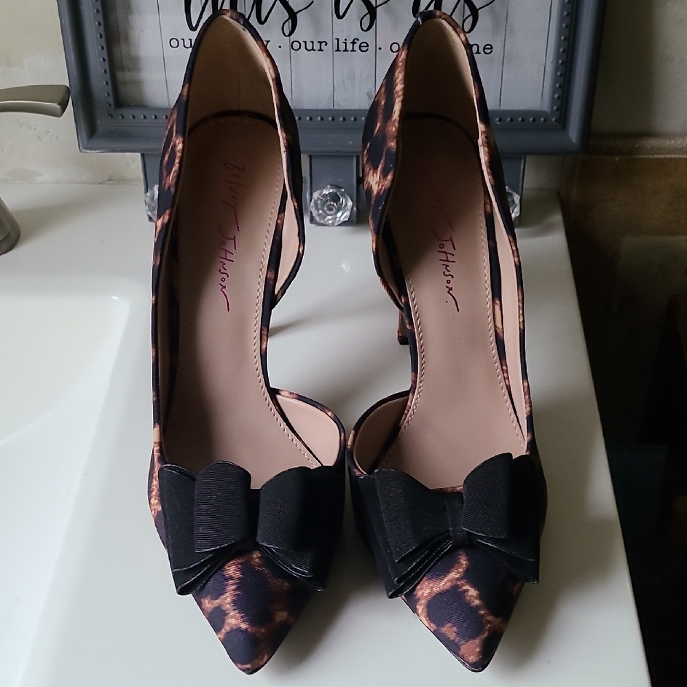 Betsey Johnson Leopard Print Women's Heels